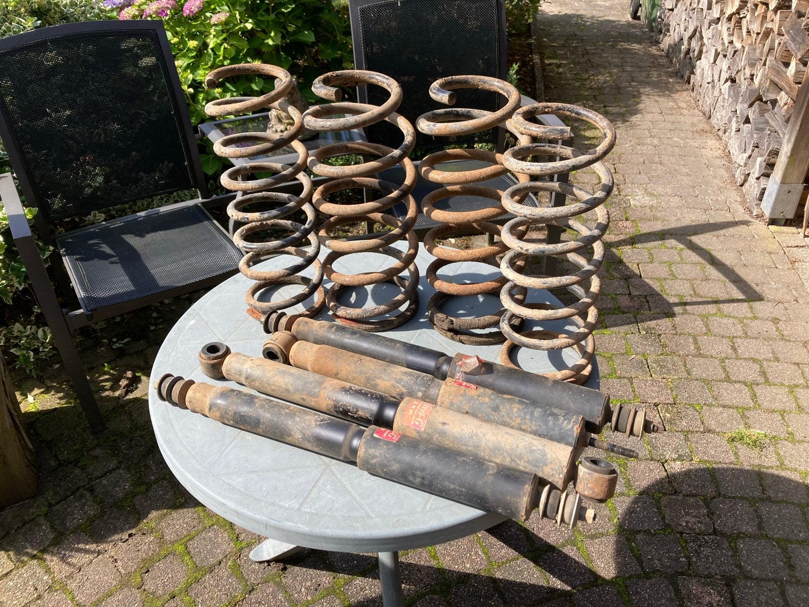 Originele veren en dempers Toyota Landcruiser LJ73, Auto-onderdelen, Ophalen, Gebruikt, Toyota