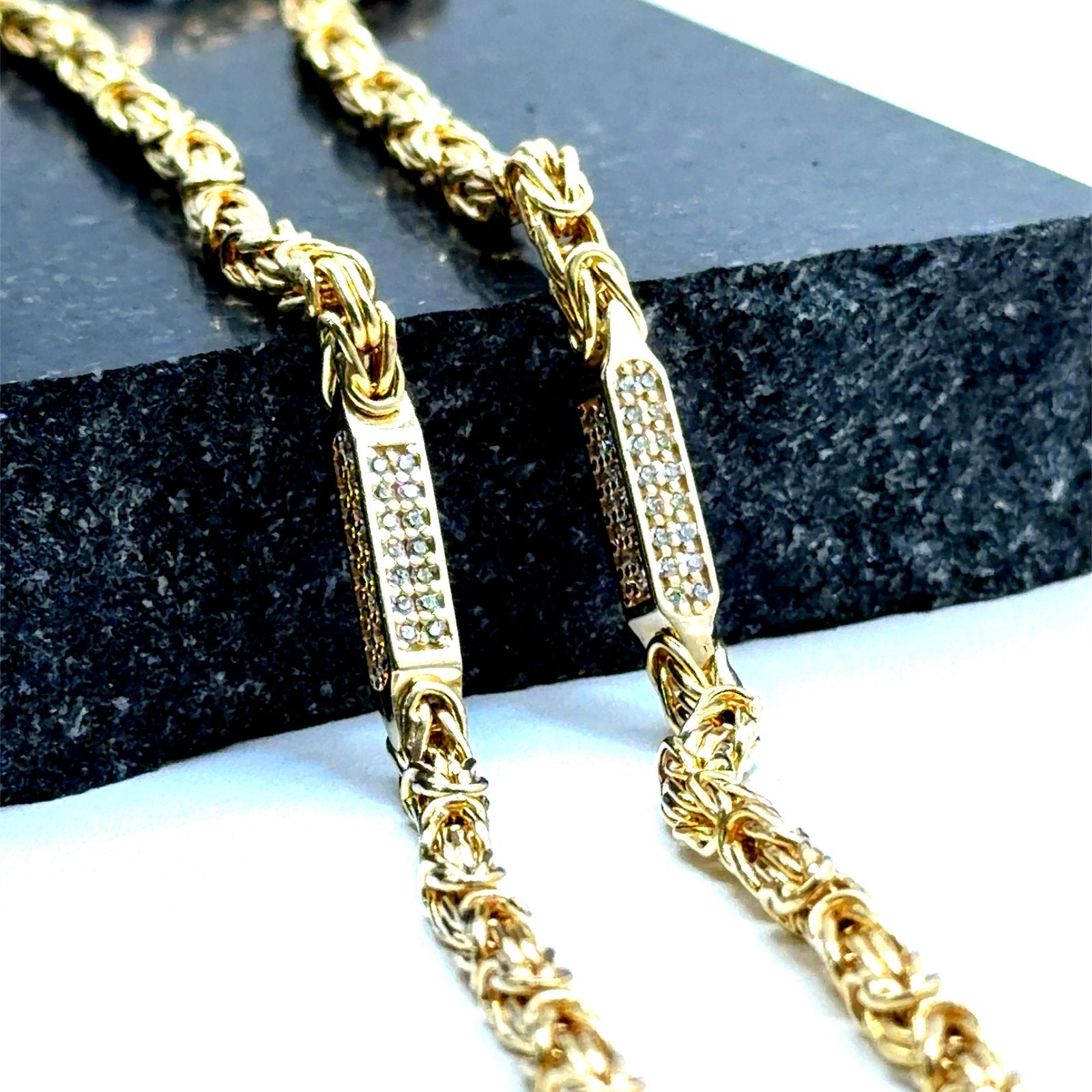 Gouden koning ketting 18karaat, W, Nieuw, Ophalen of Verzenden, W