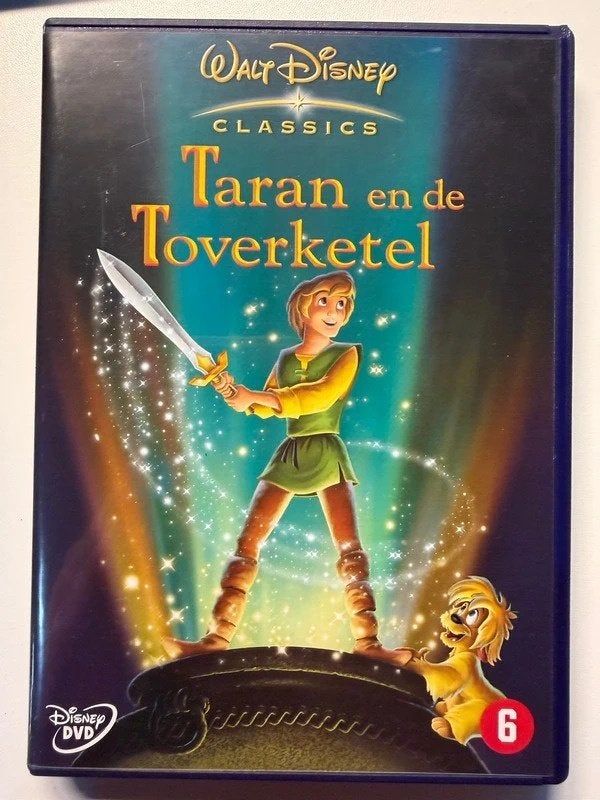 Taran en de Toverketel (1985) DVD | Actie 5=4, Cd's en Dvd's, Dvd's | Tekenfilms en Animatie, Alle leeftijden, Ophalen of Verzenden