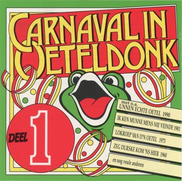 C.D. (1990) Carnaval in Oeteldonk deel 1 (Visco OCD 11JV1), Cd's en Dvd's, Ophalen of Verzenden, Zo goed als nieuw, Streekmuziek