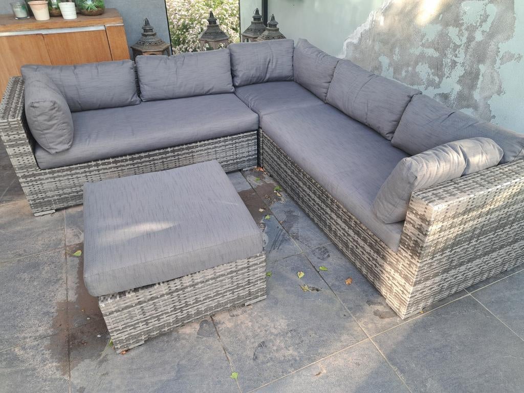 Loungeset te koop, Ophalen, 5 zitplaatsen, Gebruikt, Loungeset