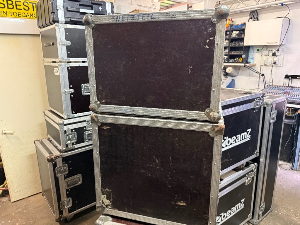 Rack Flightcases 19" inch rack 10U & 8U - set van 2, Muziek en Instrumenten, Behuizingen en Koffers, Ophalen of Verzenden, Gebruikt