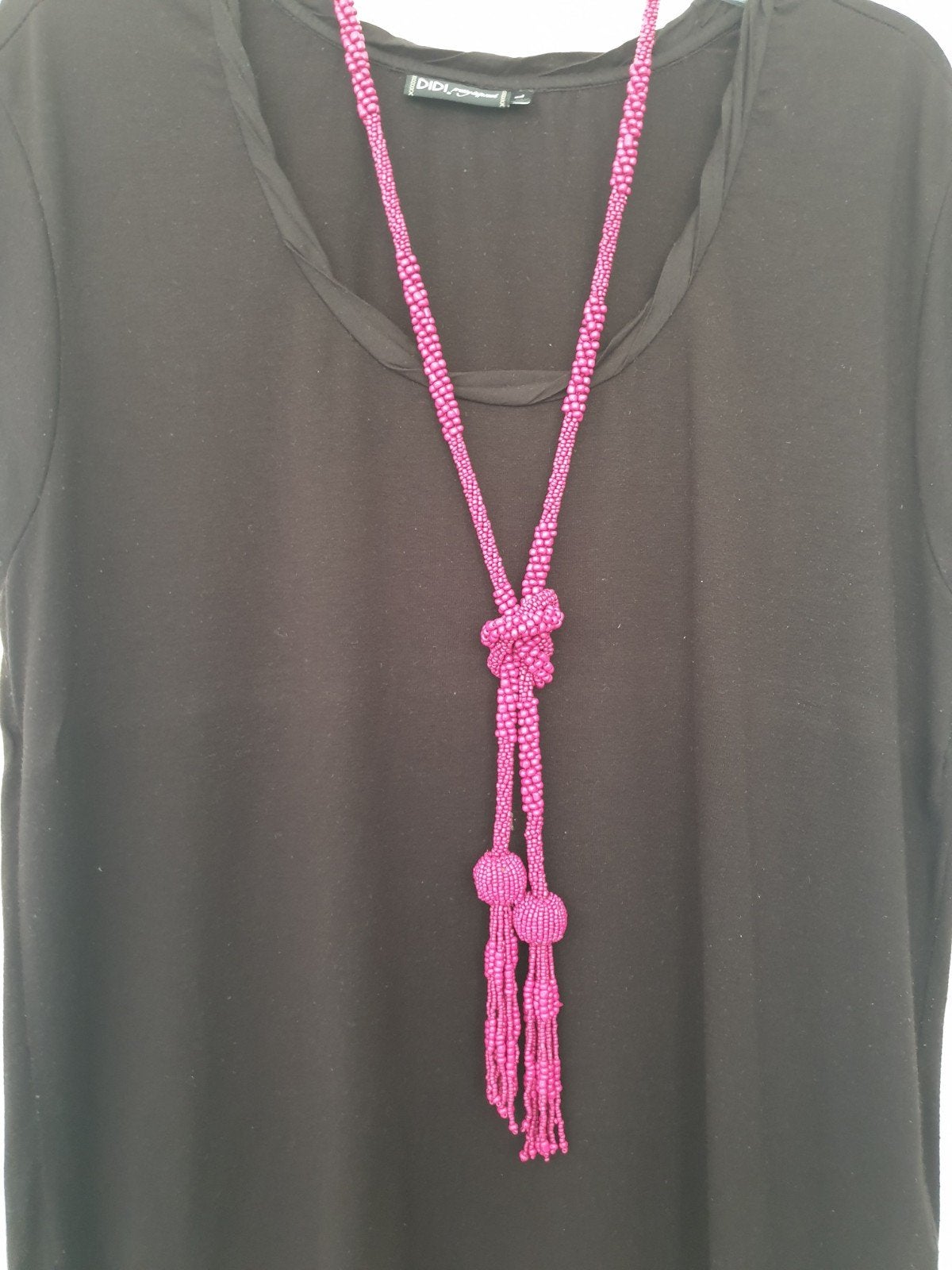 Didi Ketting Fusia Nieuw, Sieraden, Tassen en Uiterlijk, Nieuw, Ophalen of Verzenden, Roze, Overige materialen