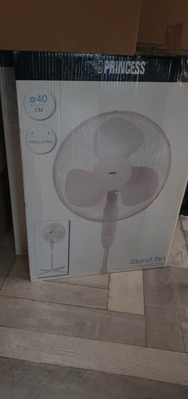 princess staande ventilator ø40, Ophalen, Statiefventilator