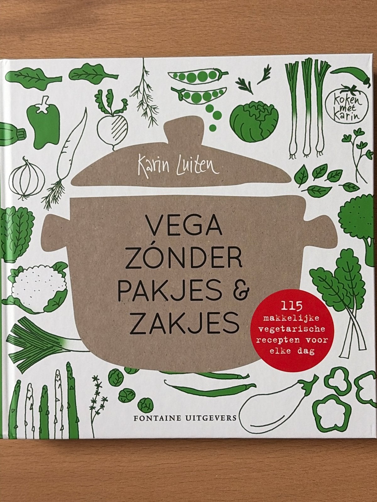 Vega Zonder Pakjes & Zakjes - Karin Luiten, Boeken, Kookboeken, Voorgerechten en Soepen, Ophalen of Verzenden, Zo goed als nieuw