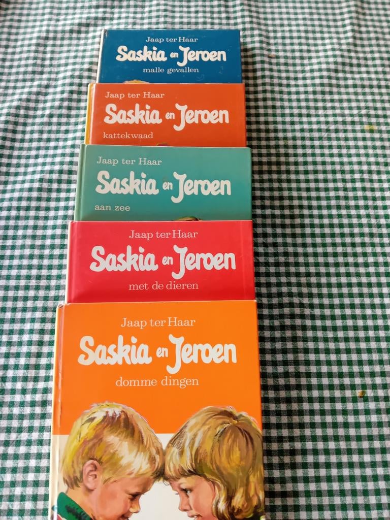 5 x Saskia en Jeroen 70-er jaren, Ophalen of Verzenden, Gelezen, Fictie algemeen