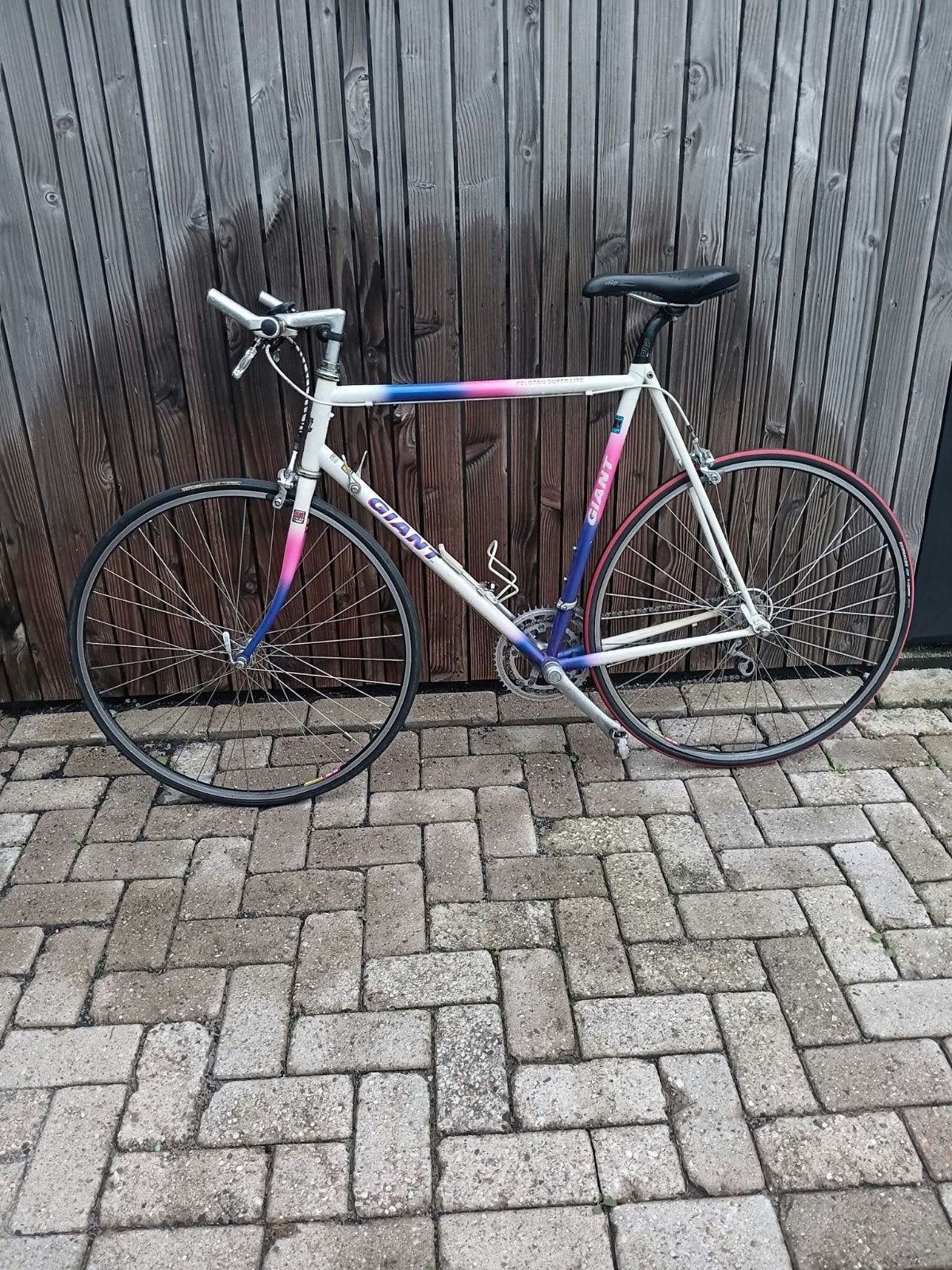 Giant Peloton Superlite Retro Racefiets - Unieke Kleuren, Ophalen, 28 inch, Gebruikt, Velgrem