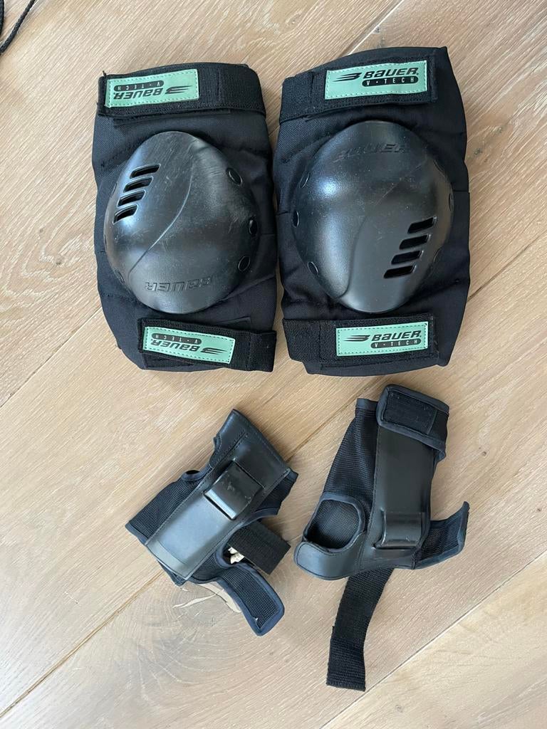 Bauer V-Tech Beschermset voor Inline Skates, Ophalen, Gebruikt, Bescherming, Bauer