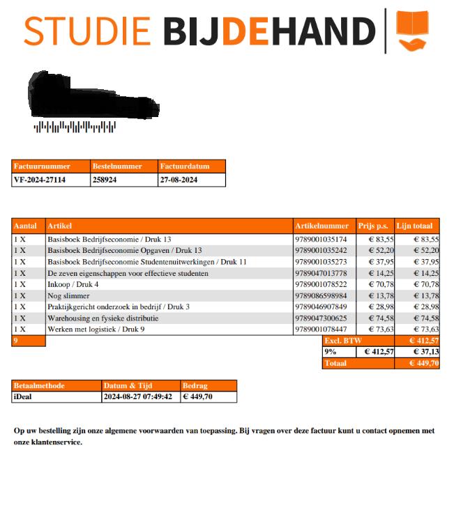 Boeken Logistiek Management, Ophalen of Verzenden, Beta, Zo goed als nieuw, HBO
