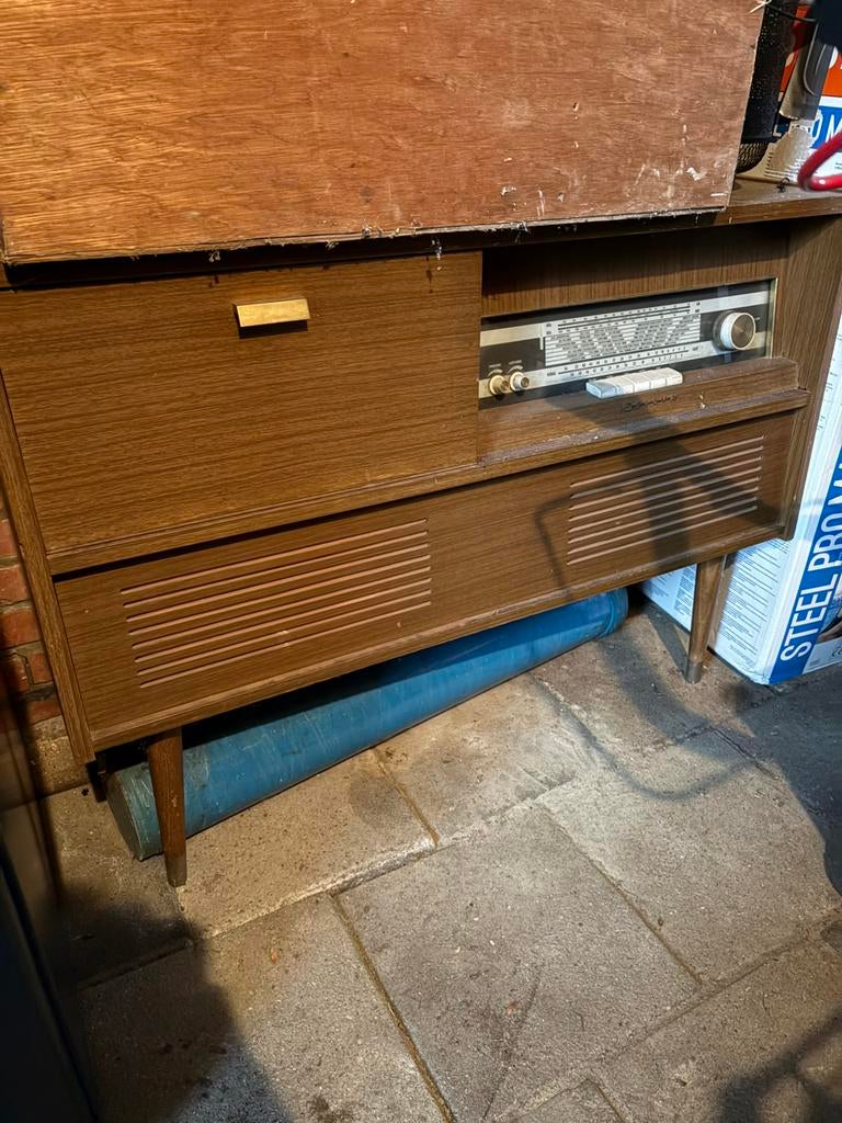 Oude Radio met lp speler, Ophalen, Niet werkend, Platenspeler, Overige merken