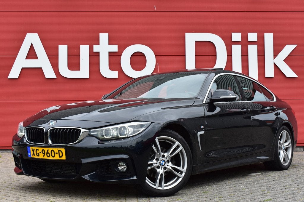BMW 4 Serie Gran Coupé 418i High Executive M-Sport | LED |, Auto's, BMW, Automaat, Gebruikt, Met garantie (alle), Zwart
