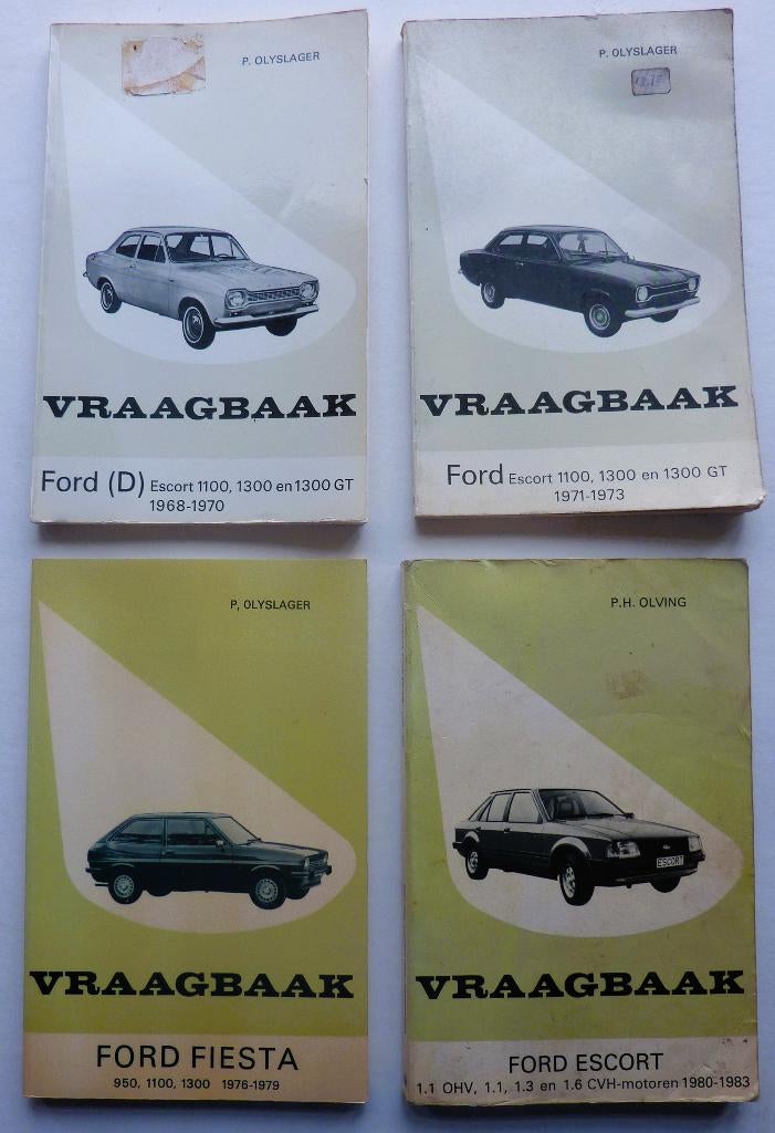4x Ford Escort / Fiesta vraagbaak, Ophalen of Verzenden