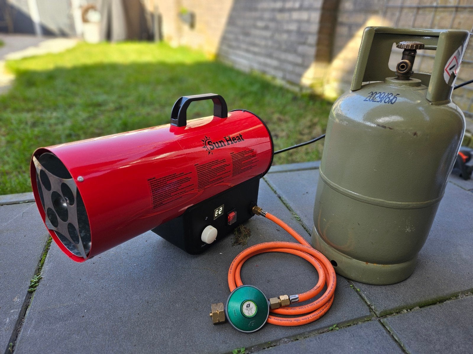 Te HUUR gas heather met thermostaat voor directe warmte, Ophalen, Nieuw, Overige