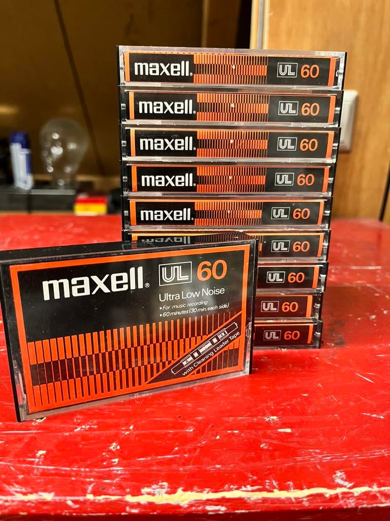 Maxell UL 60 onbeschreven cards, Ophalen of Verzenden, Zo goed als nieuw, Overige genres, 2 t/m 25 bandjes