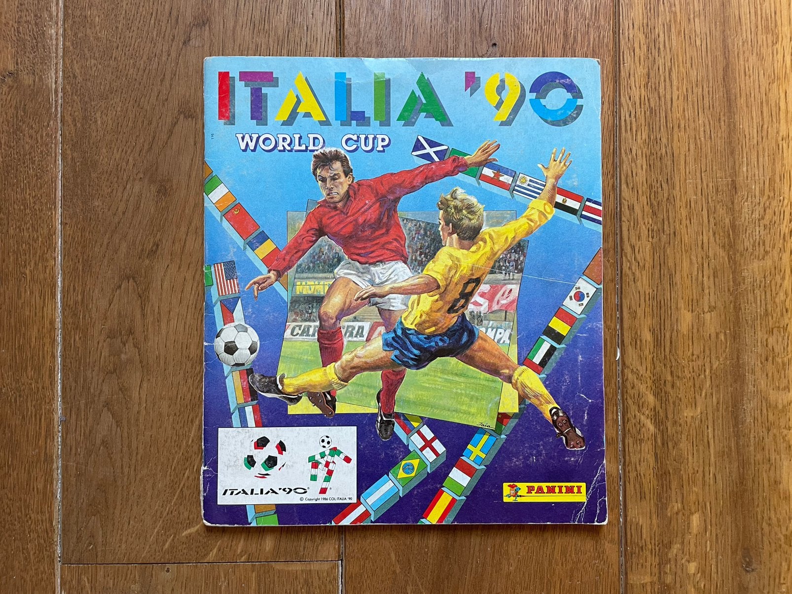 Panini WK 1990 Italia album compleet, Verzenden, Buitenlandse clubs, Poster, Plaatje of Sticker