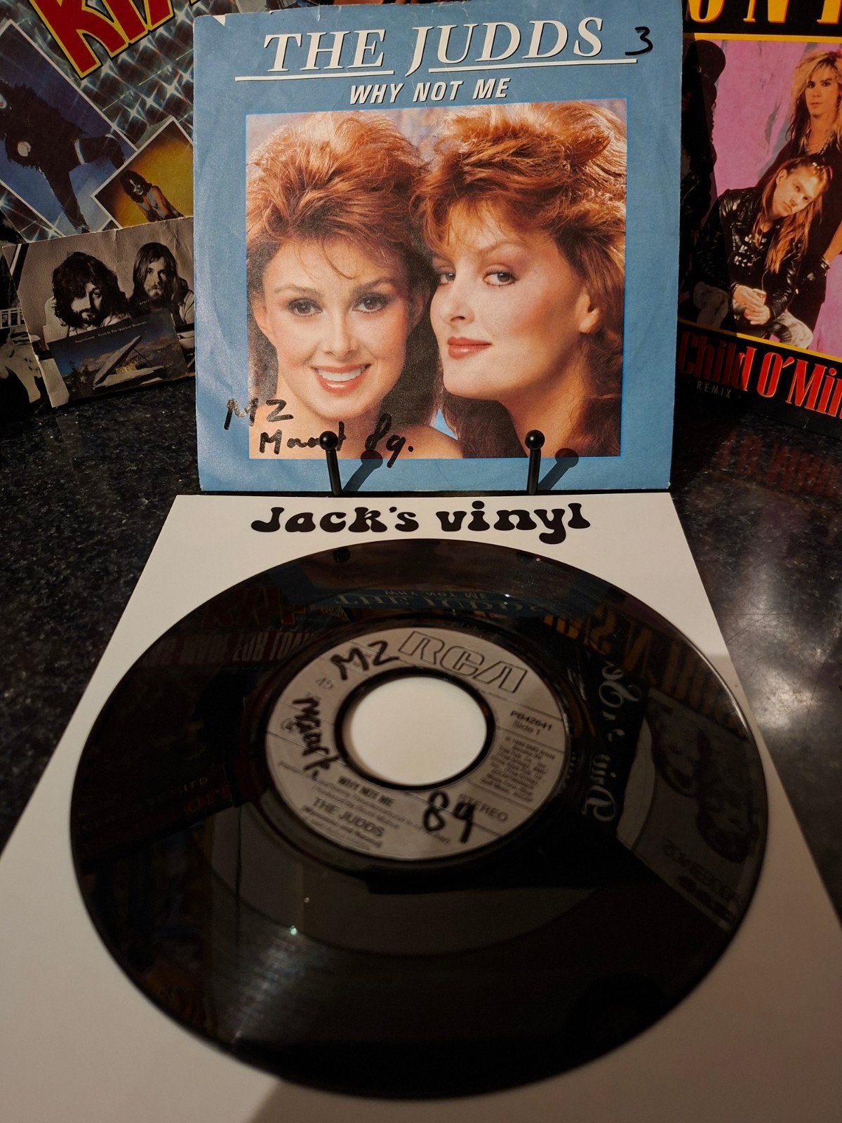 The Judds - Why Not Me (Vinyl Single)  1989, Gebruikt, 7 inch, Ophalen of Verzenden, Beschermende buitenhoes