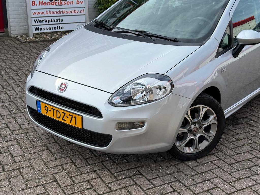 Fiat Punto 0.9 TwinAir 85pk 5d Edizione Cool/ Airco/ Cruise, Keurmerk '100% Onderhouden', Gebruikt, Zwart, 49 €/maand