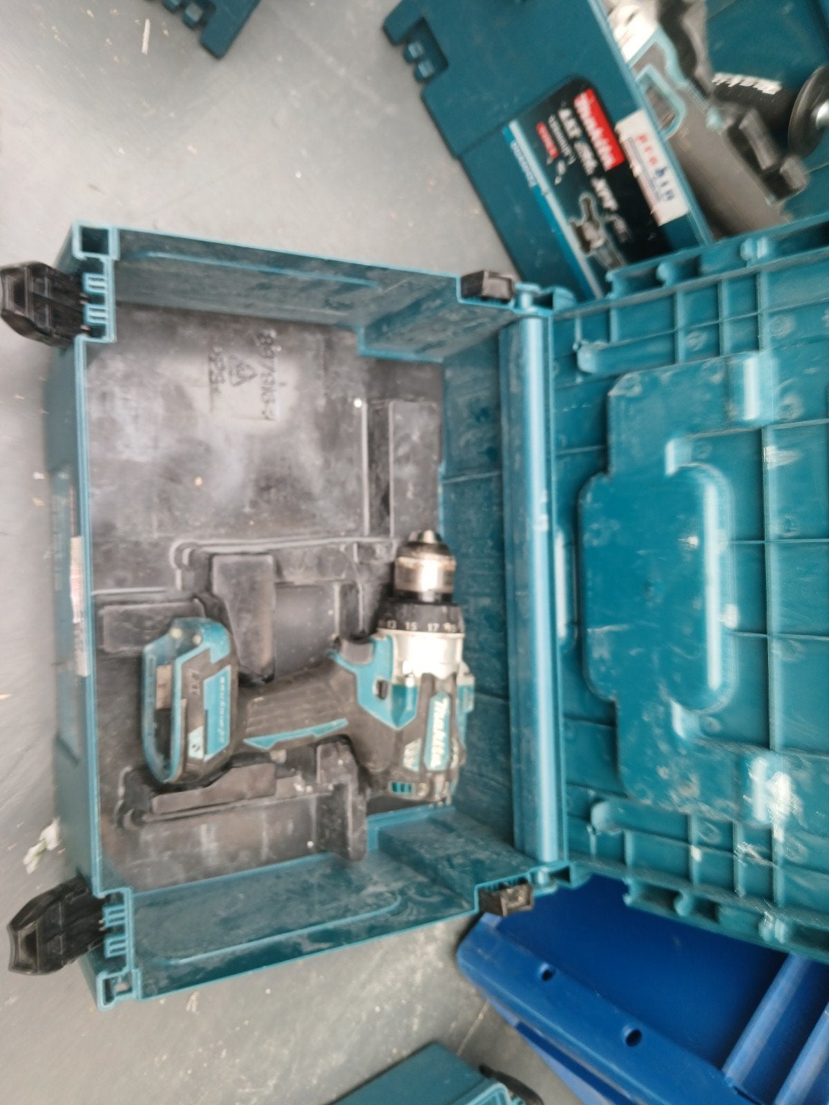 Makita Accu Boormachine DDF486ZJ - Zo goed als nieuw, Variabele snelheid, Ophalen of Verzenden, Minder dan 400 watt, Zo goed als nieuw