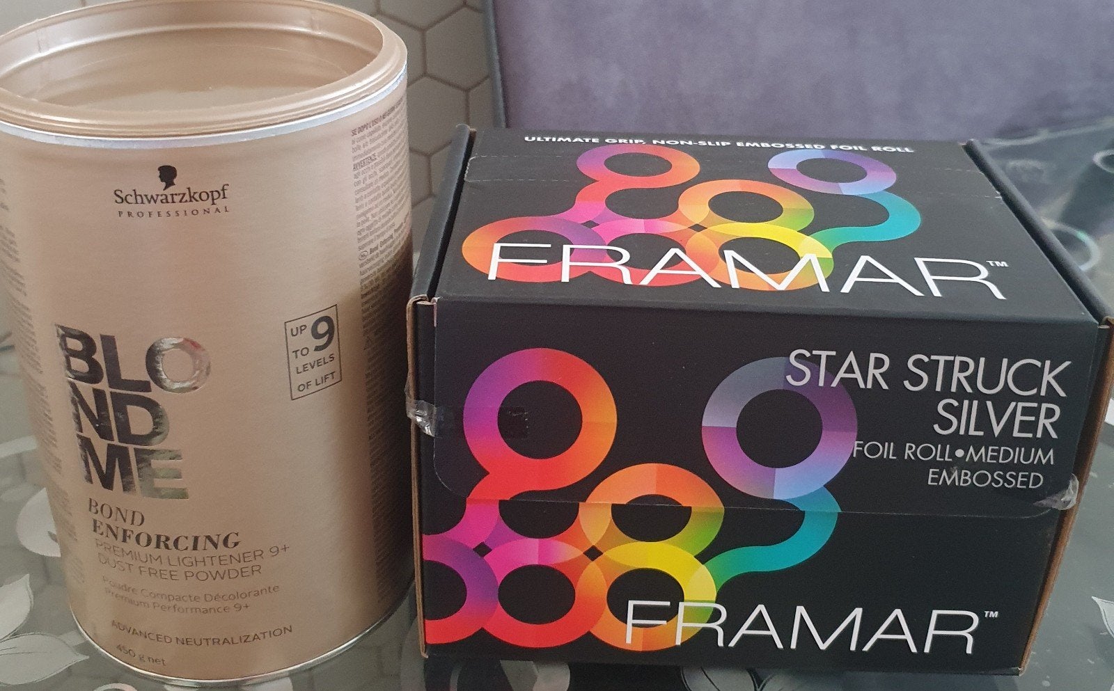 Schwarzkopf Blond Me ontkleuringspoeder & Framar folie, Ophalen of Verzenden, Nieuw, Overige typen