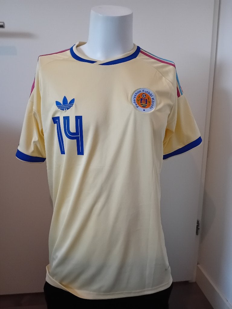 Voetbalshirt Curacao WK 2026 Chong, Verzamelen, Sportartikelen en Voetbal, Ophalen of Verzenden, Zo goed als nieuw, Buitenlandse clubs
