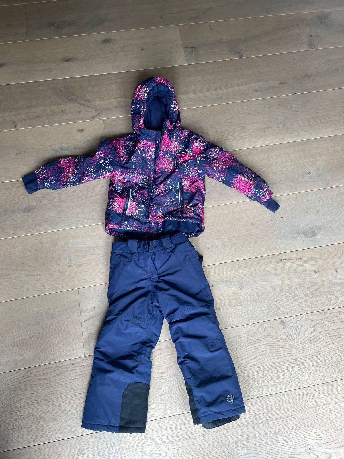 Crivit PRO ski-jas en skibroek set - Maat 98/104, Ophalen of Verzenden, Gebruikt, Meisje, Setje
