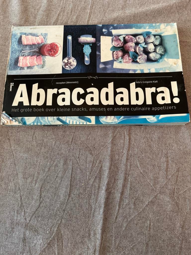 Abracadabra! Het grote boek over kleine snacks, Boeken, Ophalen of Verzenden, Gelezen, Overige gebieden, Voorgerechten en Soepen