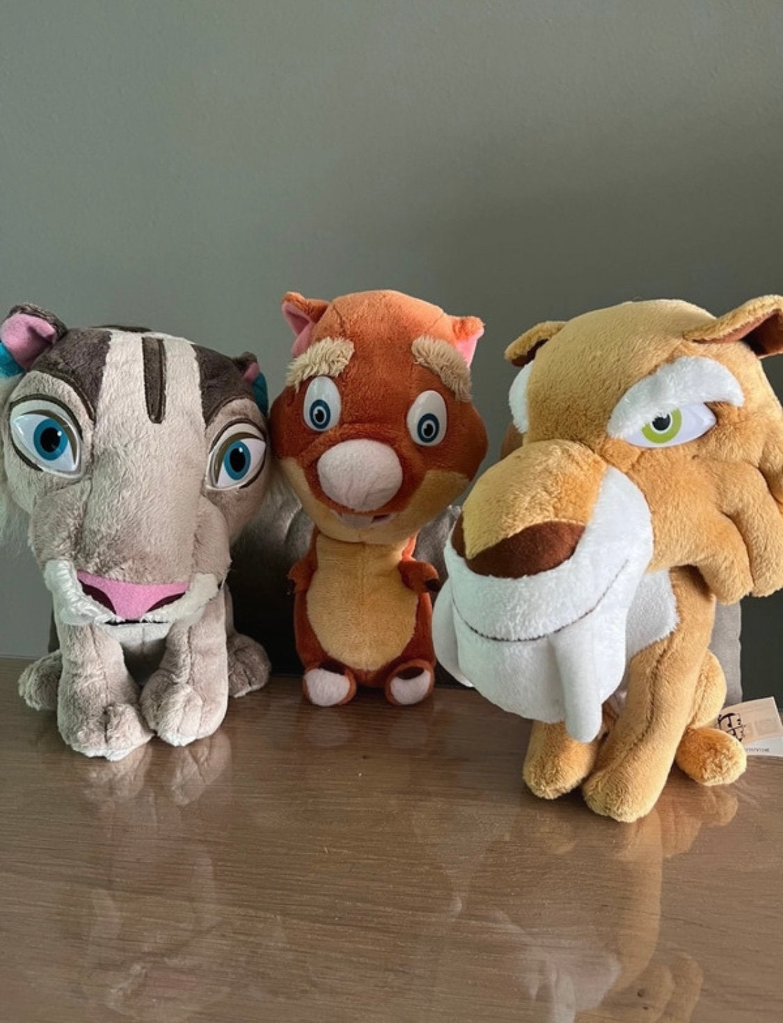 Gave set Ice age knuffels, Ophalen of Verzenden, Zo goed als nieuw, Overige typen