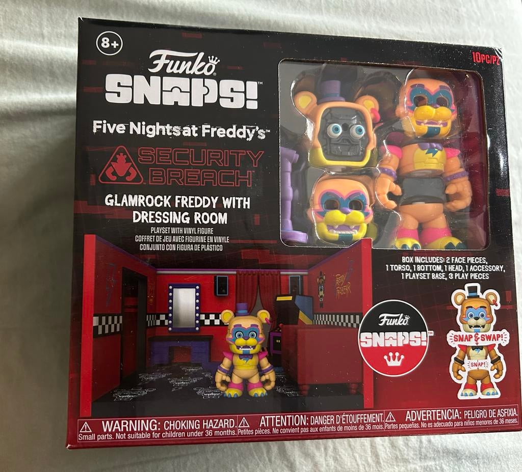 FNAF Funko Snaps! Glamrock Freddy. five nights at freddy’s, Ophalen of Verzenden, Nieuw, Jongen of Meisje
