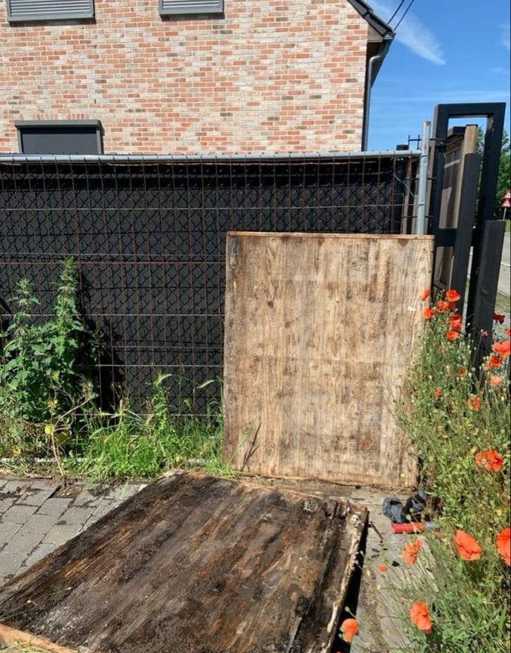 Gebruikte Steenschotten naaldhout hardhout, Ophalen, Gebruikt, Plank, Overige houtsoorten