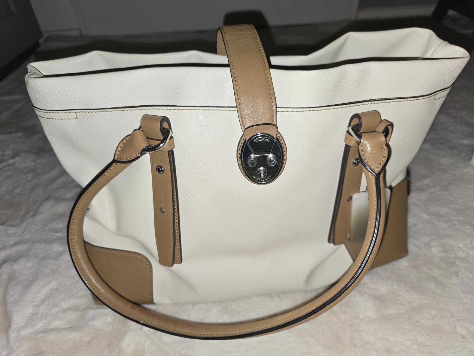 Tumi Limited Edition Canvas Tas - als nieuw orgine €599, Verzenden, Nieuw, Wit, Handtas