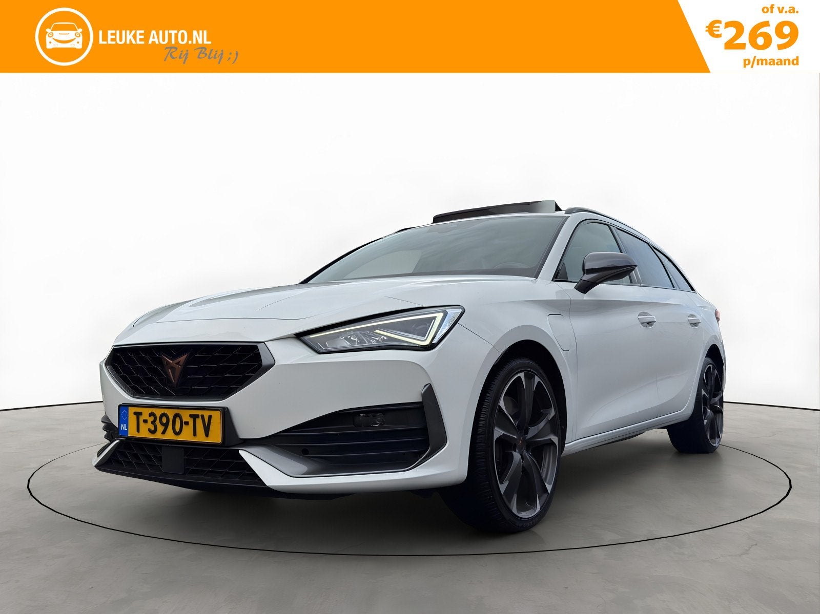CUPRA Leon Sportstourer 1.4 e-Hybrid 245PK VZ Adrenaline Pan, Auto's, 77 km/l, Gebruikt, 4 cilinders, Leon