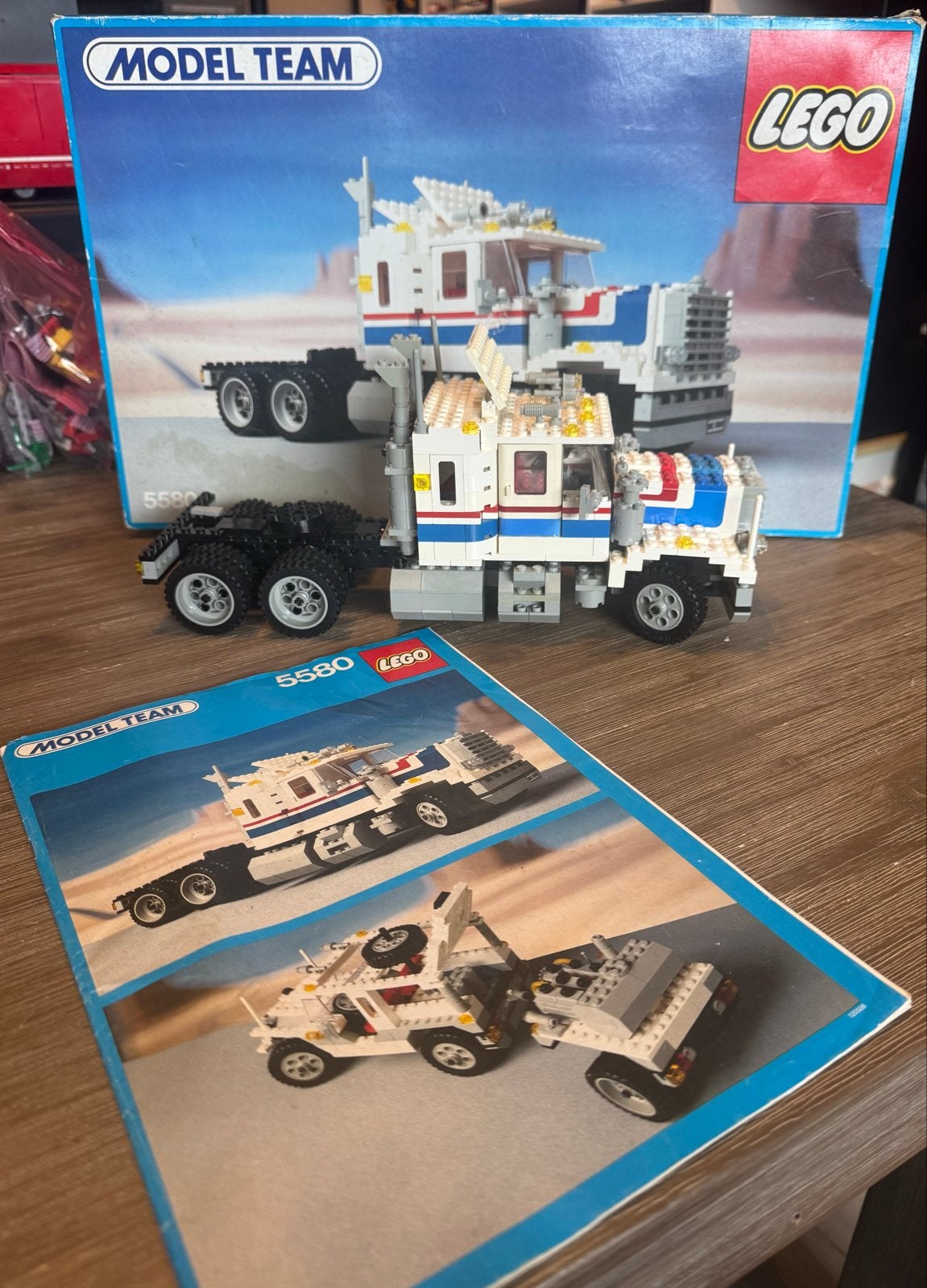 Lego Model Team 5580 Highway Rig Vrachtwagen, Ophalen of Verzenden, Gebruikt