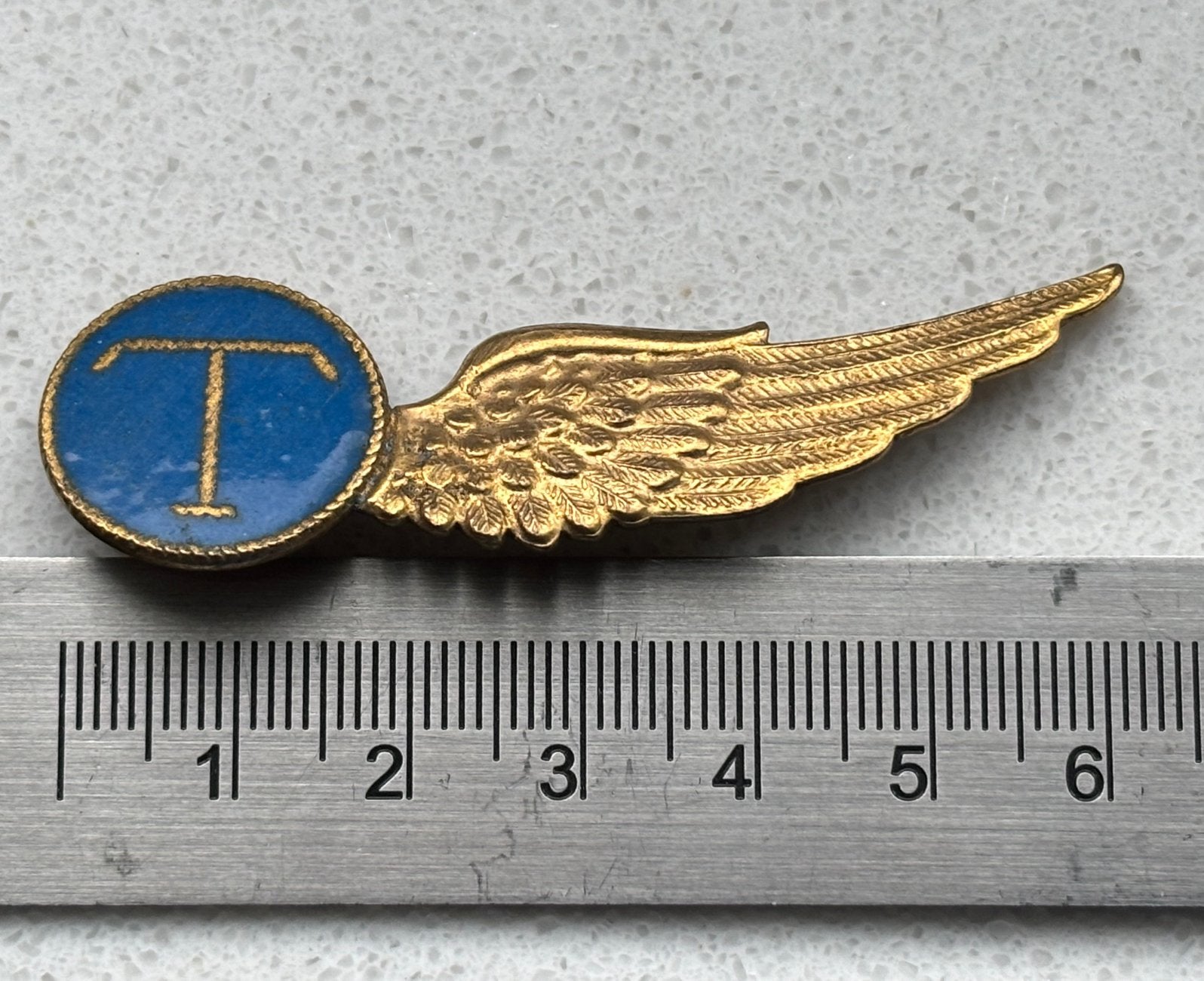 T Nederlandse wing MLD Marine Luchtvaart Dienst, Ophalen of Verzenden, Marine, Nederland, Embleem of Badge