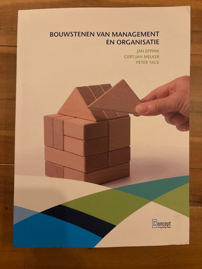 Bouwstenen van management en organisatie - Jan Eppink e.a., Ophalen of Verzenden, Nieuw, Management