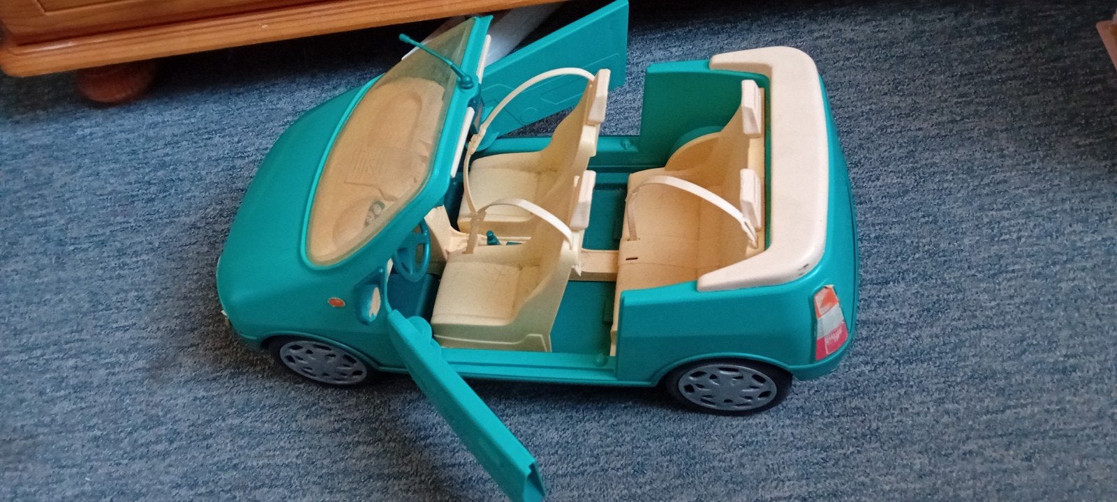 Barbie auto, Ophalen, Zo goed als nieuw