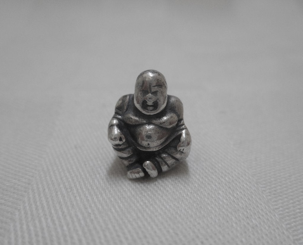 Zilveren Pandora bedel Boeddha nr.1634, Sieraden, Tassen en Uiterlijk, Verzenden, Pandora, Zo goed als nieuw, 1 bedel