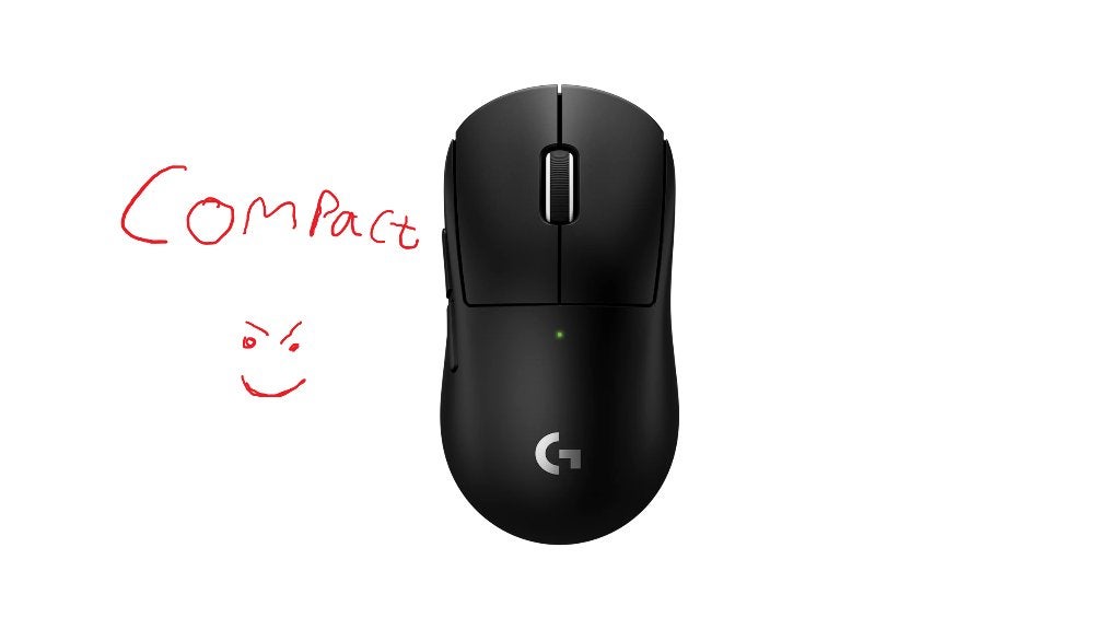 Gloednieuwe Logitech G Pro X Superlight 2c (Compact) Zwart, Rechtshandig, Muis, Nieuw, Ophalen of Verzenden