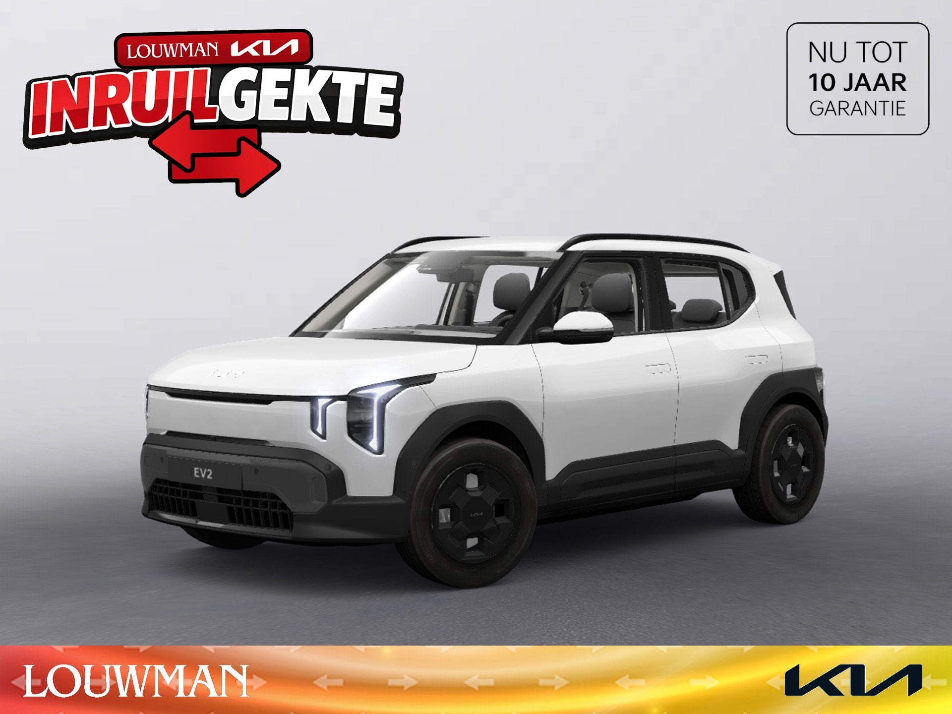 Kia EV2 Air 42.2 kWh * Voorraadvoordeel inclusief € 3.000,, Auto's, Wit, Nieuw, SUV of Terreinwagen, Te koop