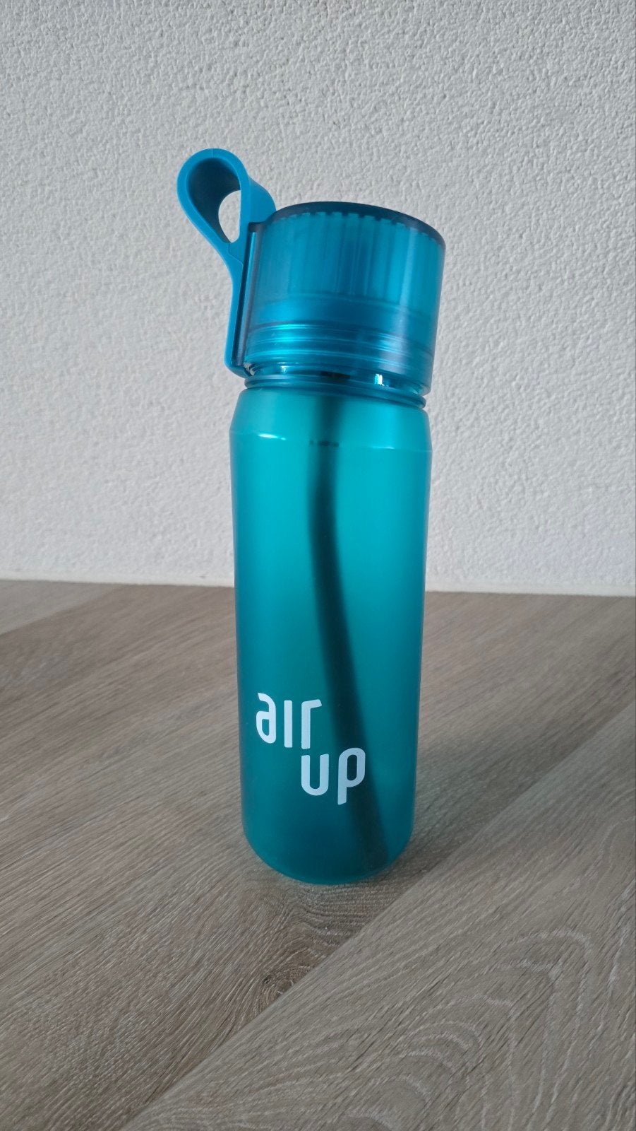 air up fles blauw, Ophalen