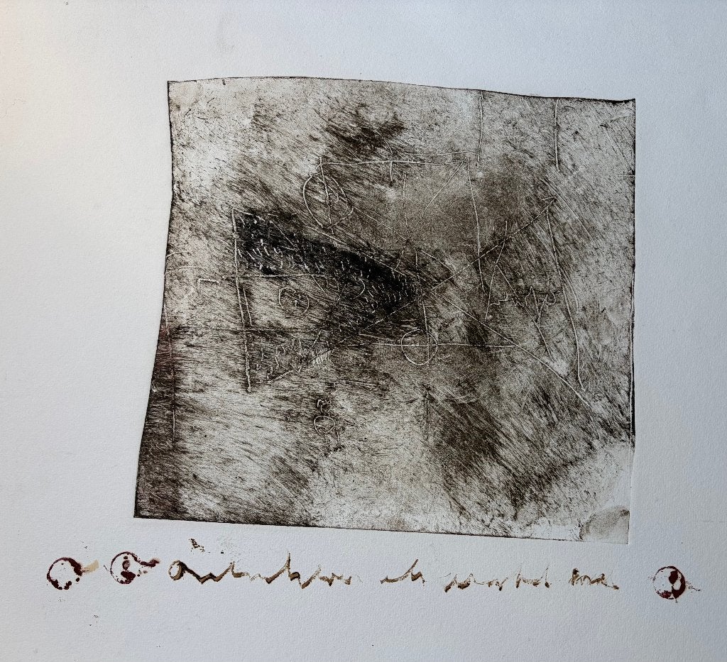 Anton heyboer, Antiek en Kunst, Ophalen of Verzenden, Papier/karton