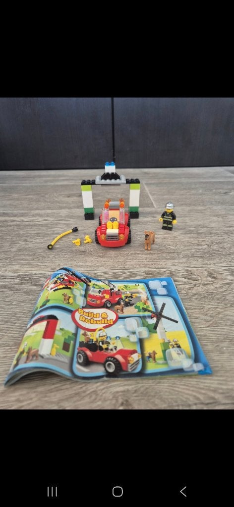 lego build brandweerkazerne, Gebruikt, Lego, Inclusief instructies, Ophalen of Verzenden