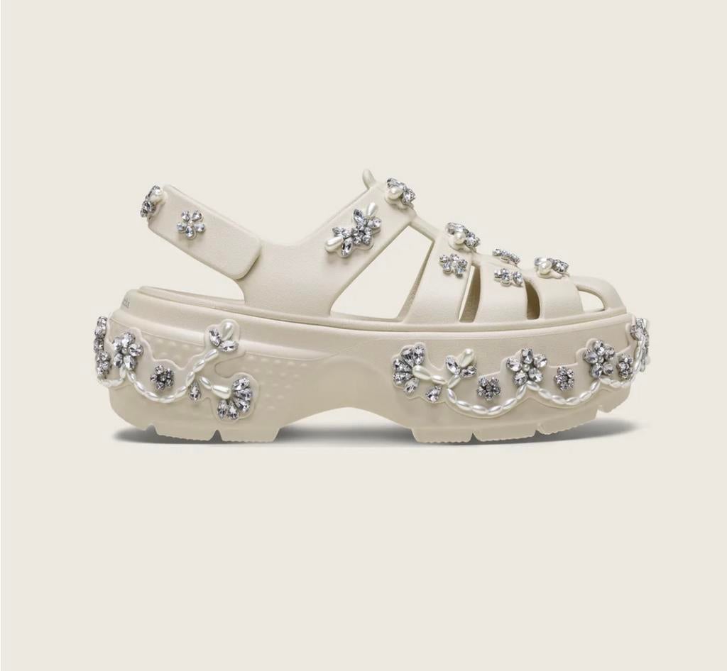 Simone Rocha x Crocs Fisherman Sandal New 39-40 Beige, Verzenden, Beige, Nieuw, Sandalen of Muiltjes