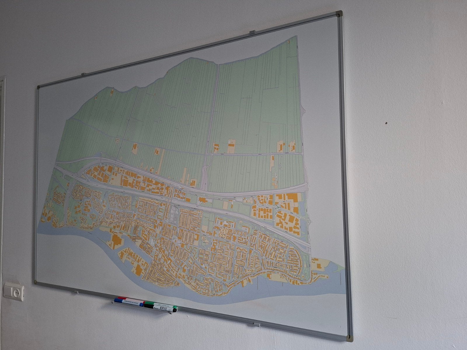 Whiteboard Sliedrecht, Ophalen, Gebruikt, 100 cm, Wandbord of Wandpaneel