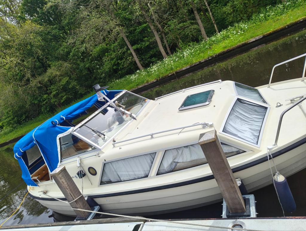 Nidelv 24 met rondzit spitsgatter, Watersport en Boten, Gebruikt, Afdekzeil, Diesel, Ophalen of Verzenden