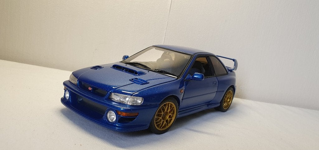 AUTOart Subaru Impreza 22B, Ophalen of Verzenden, Zo goed als nieuw, Auto, Autoart