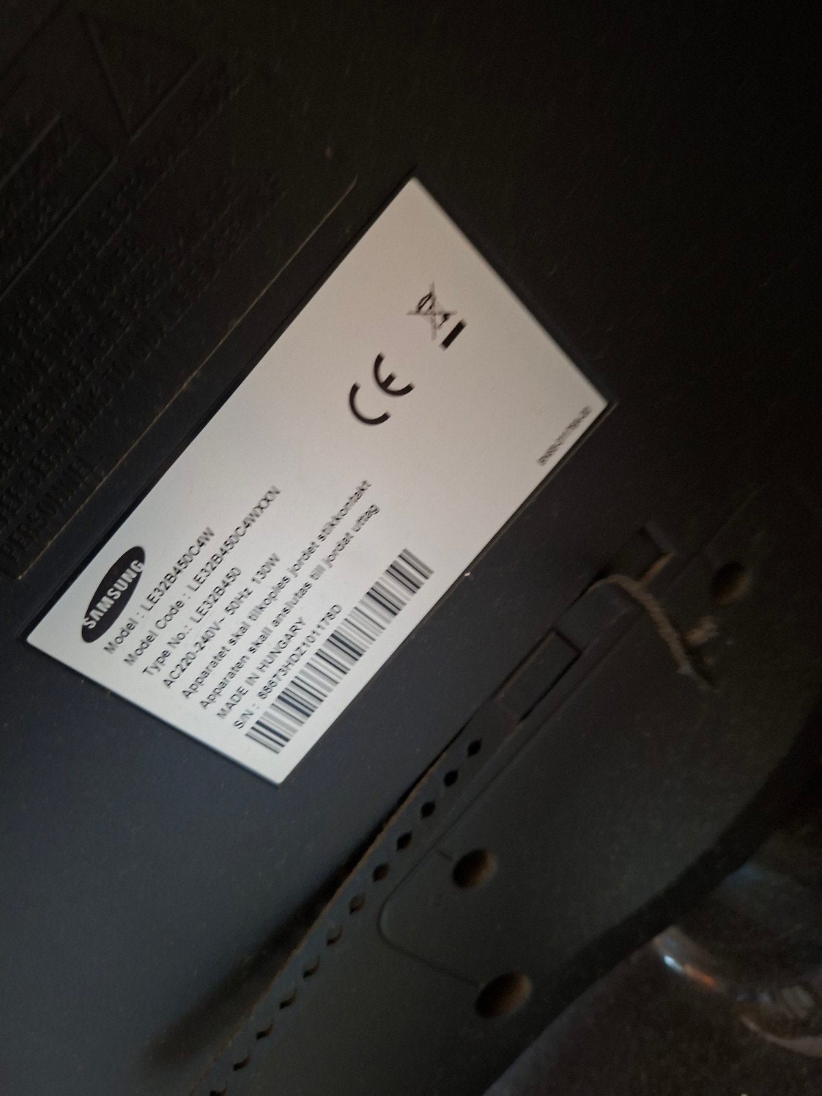 Samsung LE32B450 32 inch LCD TV, Ophalen, Gebruikt, 50 Hz, 80 tot 100 cm
