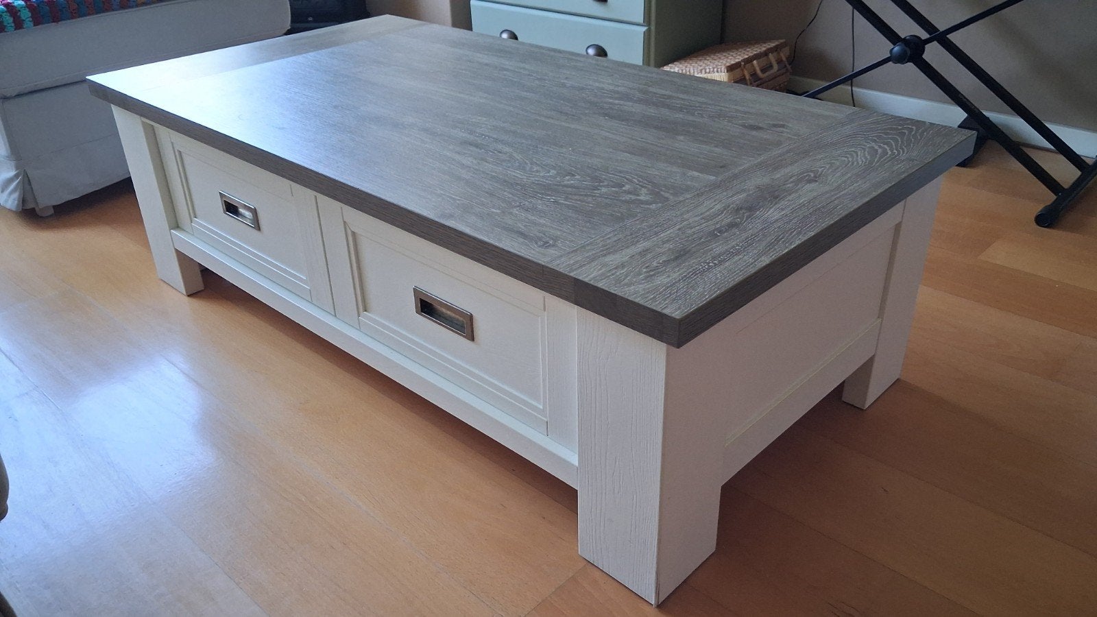 Salontafel, Huis en Inrichting, Tafels | Salontafels, Ophalen, 100 tot 150 cm, 50 tot 100 cm, Zo goed als nieuw