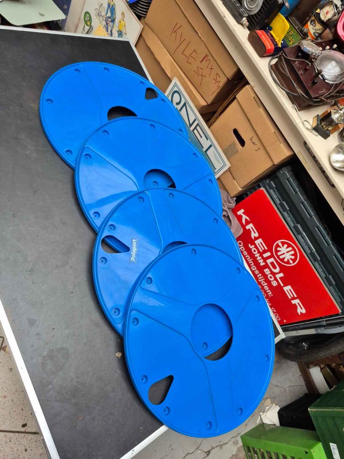puch maxi wielplaten blauw New old stock nos, Ophalen of Verzenden