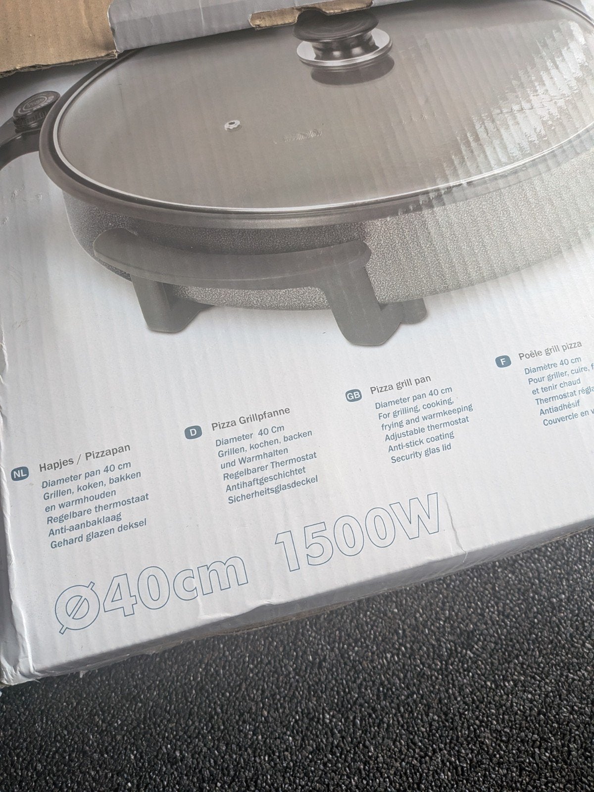Hapjespan electrisch nieuw, Huis en Inrichting, Keuken | Potten en Pannen, Antiaanbaklaag, Ophalen of Verzenden, Nieuw, Overige materialen