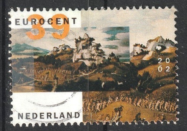 nvph 2089 Kunst landschappen 2002, Ophalen of Verzenden, Na 1940, Gestempeld